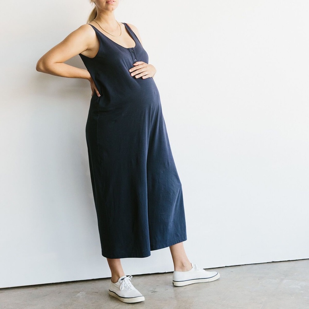 Storq Maternity Supima Jumpsuit